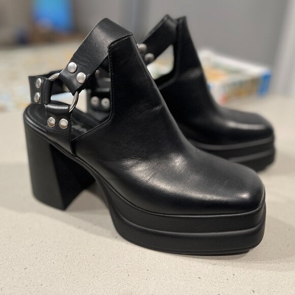 Free People Hybrid Harness Boots - Black, Size 8.5, NIB - Picture 2 of 7